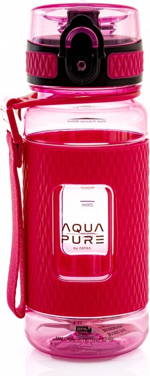 ASTRA Zdravá láhev na vodu Aqua Pure 400 ml růžová