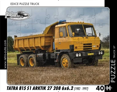 Puzzle TRUCK č.37 Tatra 815 S1 Arktik 27 208 6x6.2 (1982 - 1997) 40 dílků