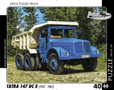 Puzzle TRUCK č.38 Tatra 147 DC 5 (1957 - 1961) 40 dílků