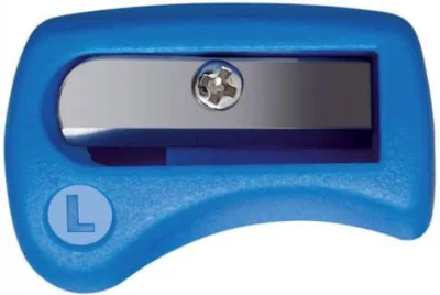Ořezávátko EASYergo na mechanickou tužku pro leváky modré