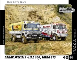 Puzzle TRUCK č.48 Dakar speciály - LIAZ 100, TATRA 815 - 40 dílků