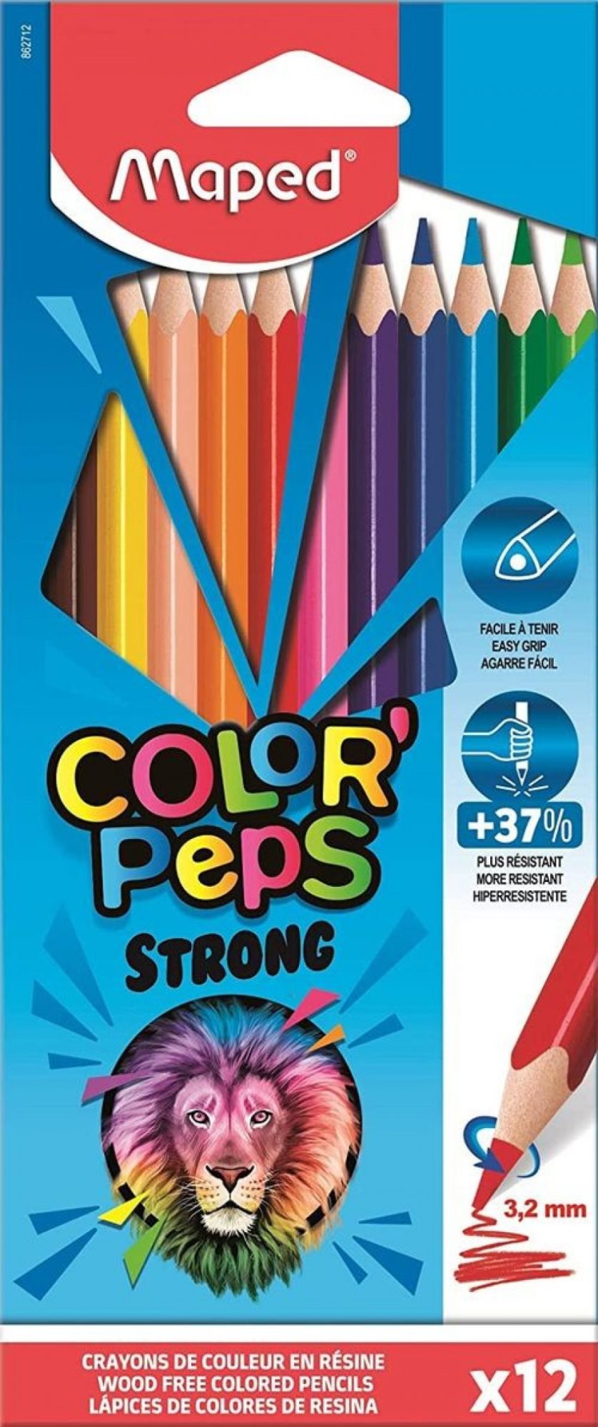 MAPED Pastelky Color'Peps Strong 12ks