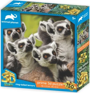 Puzzle Animal planet: Lemur kata 3D 150 dílků
