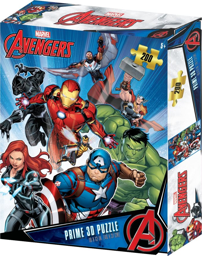 PRIME 3D Puzzle Avengers 3D 200 dílků