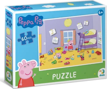 Puzzle Prasátko Peppa: Hrátky v pokojíčku 60 dílků