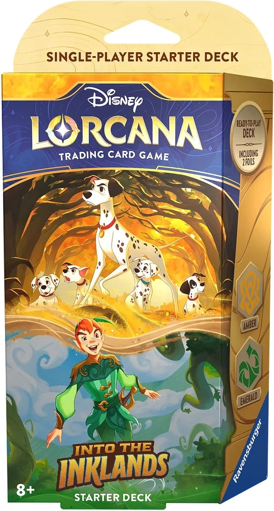 RAVENSBURGER Disney Lorcana: Into the Inklands - Starter Deck Amber & Emerald