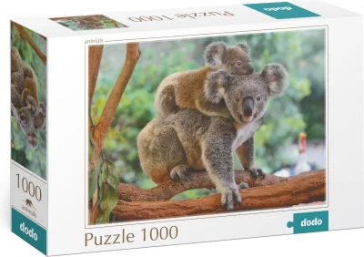 Puzzle Koala s mládětem 1000 dílků