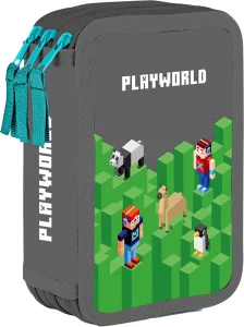 Školní penál třípatrový Playworld