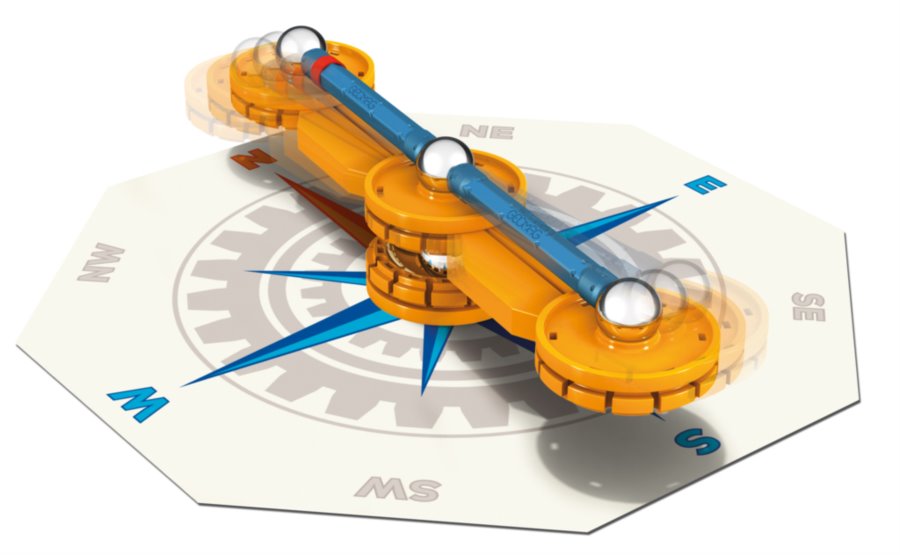 Magnetická stavebnice GEOMAG - Mechanics Kompas 21 dílků
