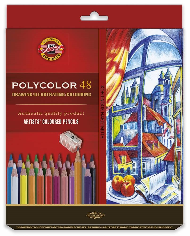 KOH-I-NOOR Umělecké pastelky Polycolor 3836 - 48 ks